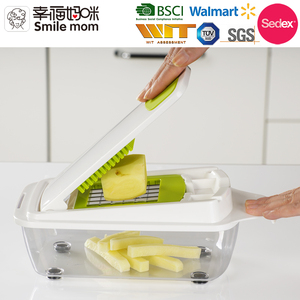 Mass Stock Giá Rẻ Có Thể Điều Chỉnh Của Nhãn Hiệu Rau Mandolin <span class=keywords><strong>Slicer</strong></span> Với Container Nhật Bản - Product Image 2