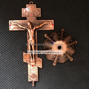 Alaşım Ortodoks Kilisesi Çapraz, ayakta haç duvar asılı veya araba dekorasyon - Product Image 5