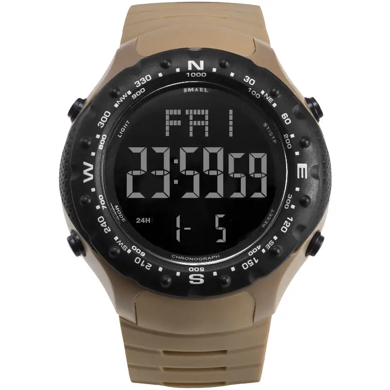 SMAEL Männer elektronische Militär kompass Armbanduhren digitale Sport uhr Uhr für Männer