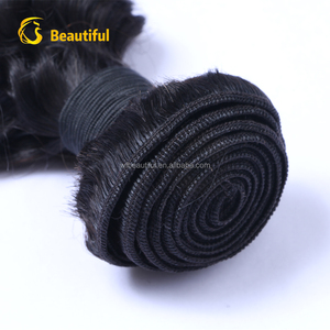 100% capelli vergini non trattati, allentato profondo bundles indiano naturale grezzo tessuto dei capelli all'ingrosso - Product Image 4