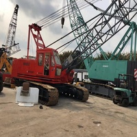 Grue sur chenilles japonaise d'occasion hitachi kh180, 50 tonnes, vente à shanghai, chine