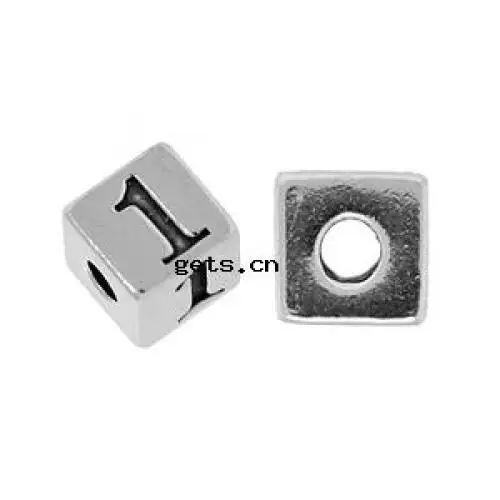 925 Sterling Silver 1 number beads for jewelry making bulk cube bead 165196