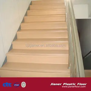 乙烯基地板卷 pvc 地板楼梯地板