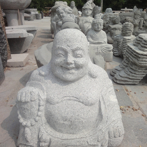 Piedra laughing <span class=keywords><strong>Buddha</strong></span> estatuas del jardín - Product Image 3
