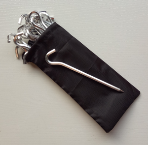 Estaca de aluminio duradera para tienda, accesorio colorido para acampar al aire libre, senderismo - Product Image 4