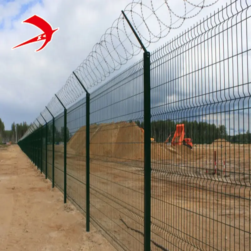 An toàn hàng rào, dây lưới hàng rào cho ranh giới tường, sân bay hàng rào bán buôn