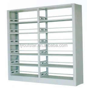 Giá Sách Hai Mặt Gõ Xuống Kệ Sách Nhôm - Product Image 6