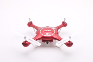 Drone Quadricoptère RC SYMA X5UW de couleur rouge avec caméra HD 720P 2.0MP, 2.4G 4CH 6 axes, hélicoptère intelligent, maintien de l'altitude, <span class=keywords><strong>vol</strong></span> de trajectoire - Product Image 5