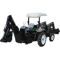 Mini Garden Farm Tractor with Front Loader and Backhoe for Sale