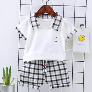 Nouvelle <span class=keywords><strong>tendance</strong></span> de la mode enfants de vêtements T-shirt belle garçon <span class=keywords><strong>costume</strong></span> de bébé 0-4 ans vêtements d'été - Product Image 6