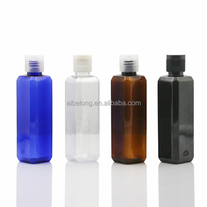 IBELONG 100ml Ambre Bleu Clair Blanc Carré En Plastique PET Lotion Toner Bouteille avec <span class=keywords><strong>Flip</strong></span> Top Cap Fournisseur - Product Image 1
