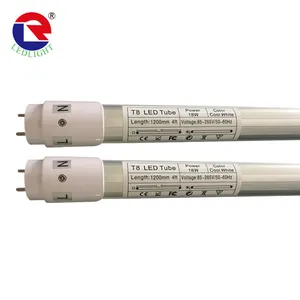 T8 LED tüpler lamba 48 inç 1.2m 1200mm tüp ışıkları 4 ayak 100v 110v 115v 120v 127v 220v 230v 240v 277v G13 dönebilen FA8 R17D.