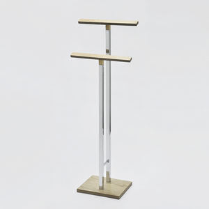 Porte-manteau en métal attrayant en forme d'homme avec finition chromée - Product Image 6