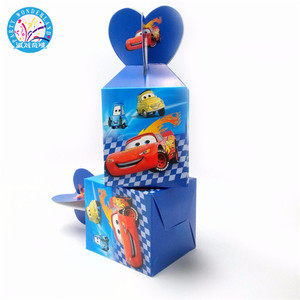 Los favores de los coches Rayo de papel de caramelo caja fiesta bebé ducha dulces Decoración de cumpleaños Cajas de Regalo - Product Image 2