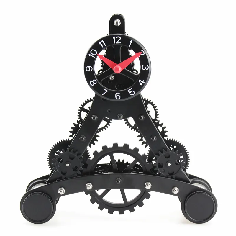 Mktime Metal Mini Eiffel Tower Gear Desk Clock Best Selling Clocks Cool Digital Desk Clock