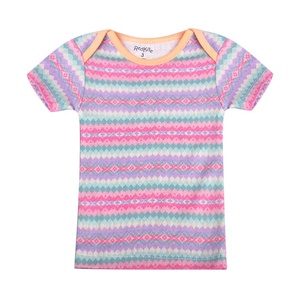 Gói 5 Miếng Thiết Kế Ngẫu Nhiên Mềm Mại Hơn 100% Cotton Tay Áo Ngắn Cho Bé - Product Image 2