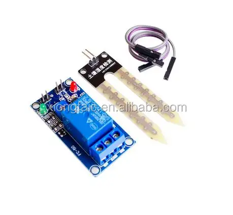 NEW DC 12V soil moisture sensor relay control module Automatic watering of the humidity starting switch
