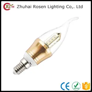 उच्च गुणवत्ता मोमबत्ती एलईडी बल्ब एलईडी बल्ब प्रकाश एसी 220-240v एल्यूमीनियम कांच SMD2835 * 16 रोशनी 4w गर्म सफेद मोमबत्ती प्रकाश का नेतृत्व किया
