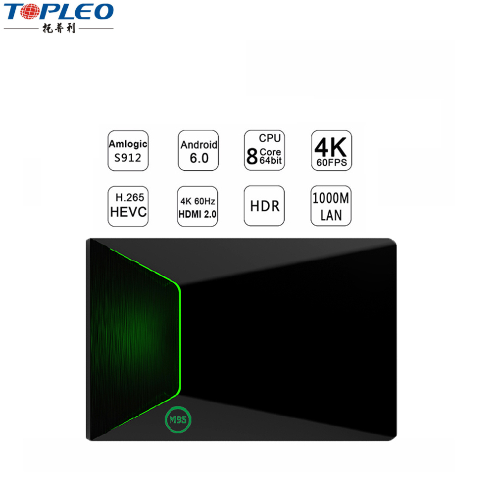 Fácil de usar 2.4 + 5.8g wifi tanto de aire por cable set top box con descargar manual de usuario para android mx tv box