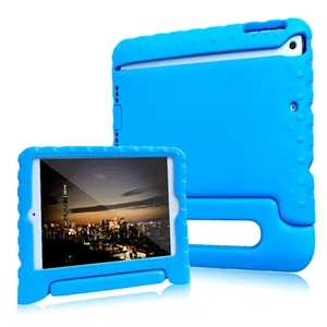 Factory wholesale price kids shockproof case cover for iPad mini 1 2 3 tablet case with handle stand EVA case