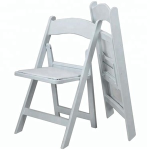 Meilleures ventes de chaises pliantes imperméables blanches Chaises pour événements extérieurs robustes pour la <span class=keywords><strong>location</strong></span> de banquets et de mariages dans le jardin - Product Image 3