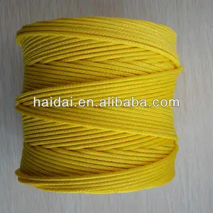 toonaangevende geel 3mm dunne polyester touw van fabrikant