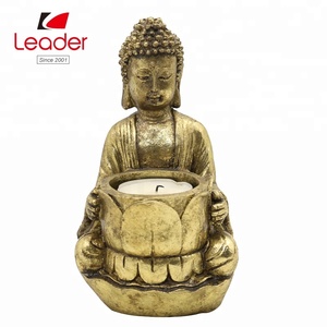 Petit bougeoir de <span class=keywords><strong>bouddha</strong></span> en résine, support de <span class=keywords><strong>photophore</strong></span>, petite décoration pour la maison, en résine, meilleurs ventes - Product Image 2