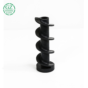 피드 스크류로드 맞춤 엔지니어링 플라스틱 CNC 가공 Uhmwpe 플라스틱 드로잉