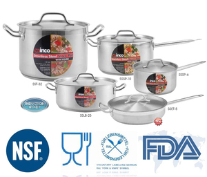 Olla de Acero Inoxidable 18/10 con Certificación NSF, Juego de Utensilios de Cocina para Restaurante - Product Image 6