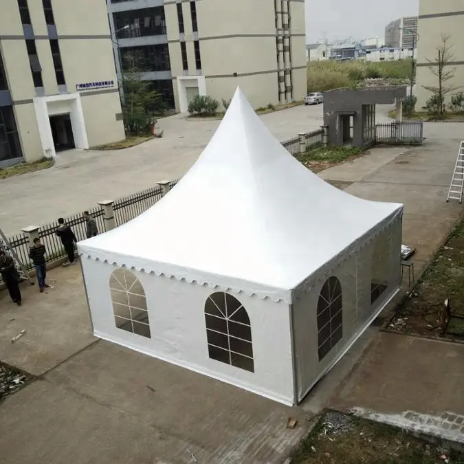 Modern aluminum 20x20 pagoda party tent marquee sound proof wedding pagoda tents house