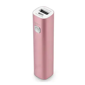 3000 mAh Lipstick shaped Mini Power Bank Portable Cell Phone Charger