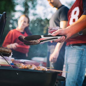Kitchen Cooking <strong>Mini</strong> <strong>Tongs</strong> Metal Frying <strong>Tongs</strong> Silicone Kitchen Food BBQ <strong>Tongs</strong>
