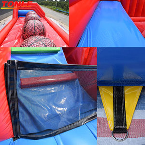 4 लाल गेंदों बड़ा baller <span class=keywords><strong>wipeout</strong></span> बड़ा baller <span class=keywords><strong>inflatable</strong></span> इंटरैक्टिव खेल के लिए बिक्री