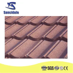 Sanidalo 屋顶金属板/涂层波纹钢屋顶瓦片/罗马类型镀锌铝屋顶与石头涂层