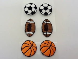熱転写刺繍パッチテニス刺繍パッチ鉄の上のボール - Product Image 6