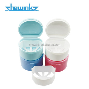 กล่องใส่รีเทนเนอร์ฟันปลอมแบบ 2 ชิ้น ทำจากพลาสติก PP ขอบปิดสนิท แข็งแรง ทนทาน ใช้ได้หลากหลาย ขนาด 92x85x57 มม. - Product Image 2