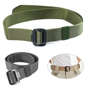 1.5"inch 38mm Durable Fashion Casual tactical Nylon belt with metal buckle for men