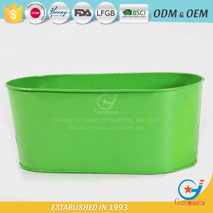 Jardin galvanisé ou de fer pot de fleur <span class=keywords><strong>banc</strong></span> <span class=keywords><strong>balcon</strong></span> planteur pas cher boîtes à fleurs - Product Image 1