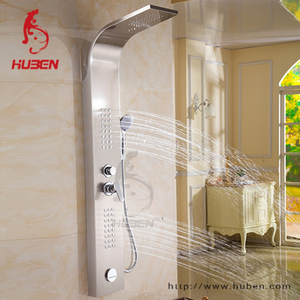 Système de salle de bains de pluie à LED Panneau de <span class=keywords><strong>douche</strong></span> Cascade <span class=keywords><strong>Spa</strong></span> Jets Panneau mural de <span class=keywords><strong>douche</strong></span> intelligent Panneau de <span class=keywords><strong>douche</strong></span> <span class=keywords><strong>Colonne</strong></span> Tours Acier inoxydable 304 - Product Image 3