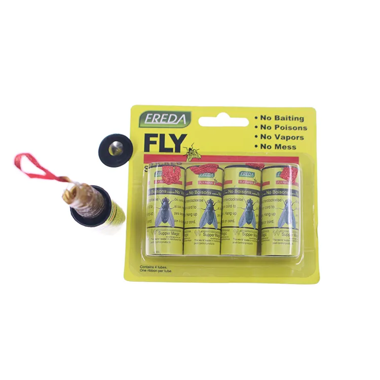 Insect Control Hot Selling New Design Control Fly Glue Paper Roll Fly Catcher Insect Killer