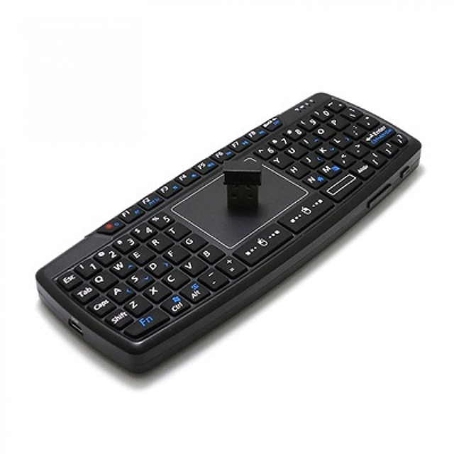 KB-168 2.4GHZ Wireless PC Keyboard With Touchpad Laser Pointer