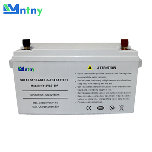 CNNTNY Lifepo4 12V 80Ah Lipoリチウムポリマー充電式シングルエネルギー蓄電池 - Product Image 2