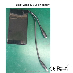 可充电直流12680 6800mAh超级12v锂离子电池组用于wi-fi助推器双引线 - Product Image 3