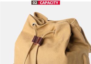 Hot Sale Canvas Backpack Hiking Vintage School Bag for Men <strong>Women</strong> Travel Rucksack <strong>Back</strong> <strong>Pack</strong> - Product Image 5