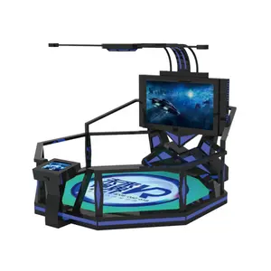 Equipamento Virtual para Parque Temático 9D Arma Jogo de Arma de Tiro VR Plataforma de Caminhada VR Simulador