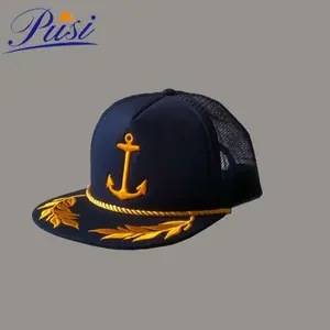 Get free sample delivery within 15 days Wholesale custom embroidery logo mesh snapback trucker hats
