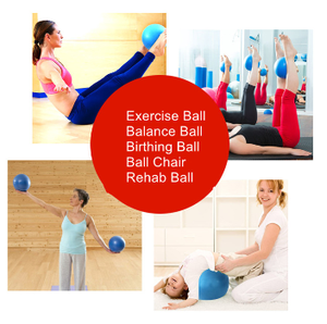 ลูกบอลโยคะสวิส25ซม. สำหรับออกกำลังกายในยิมป้องกันการเกิดระเบิด - Product Image 4