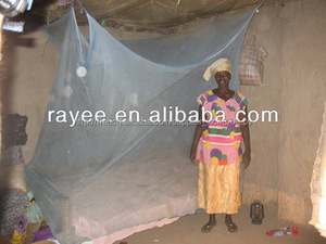 Blanc, bleu polyester moustiquaires, MILD contre le virus Ebola et le paludisme, décoration moustiquaire - Product Image 6