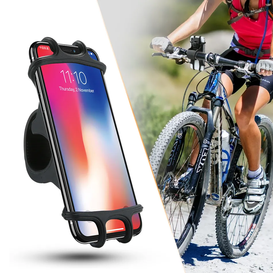 item hot selling online silicone mobile holder for bike phone holder waterproof stable cellphone holder for bike motorcycle