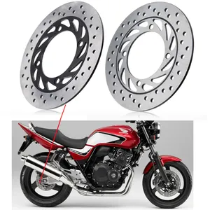 Thickness 4ミリメートルMotorcycle Rear Brake Disc Rotor For CB400 CB500 CB750 CB900 NSS250 XL600 Brake Disk 240ミリメートル